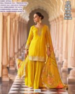 Premium Silk Readymade Pakistani Style Gharara Dress Designed For Weddings And Festivals