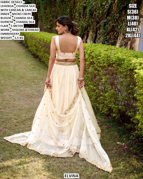 Fashion Empire! Classic Chanda Silk Plain With Sequins And Thread Embroidery Work Belt Lehenga Choli Sets