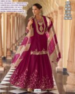 Premium Silk Readymade Pakistani Style Gharara Dress Designed For Weddings And Festivals