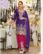 Launching Very Beautiful Chinon Premium Designer Pakistani Farshi Salwar Suits