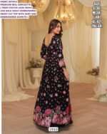 Premium Real Georgette With Intricate Embroidery Work Party Look Indo-Western Dresses