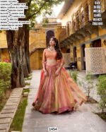 Create A Look Royal With This Carika Silk Wedding Lehenga Choli With Delicate Embroidery