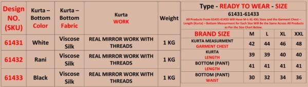 Viscose Silk Kurta Pyjama Featuring Real Mirror And Thread Work, Perfect Ethnic Wear For Any Occasions