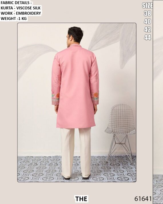 Step Out In Style With This Beautiful Embroidery Designer Viscose Silk Stylish Kurtas