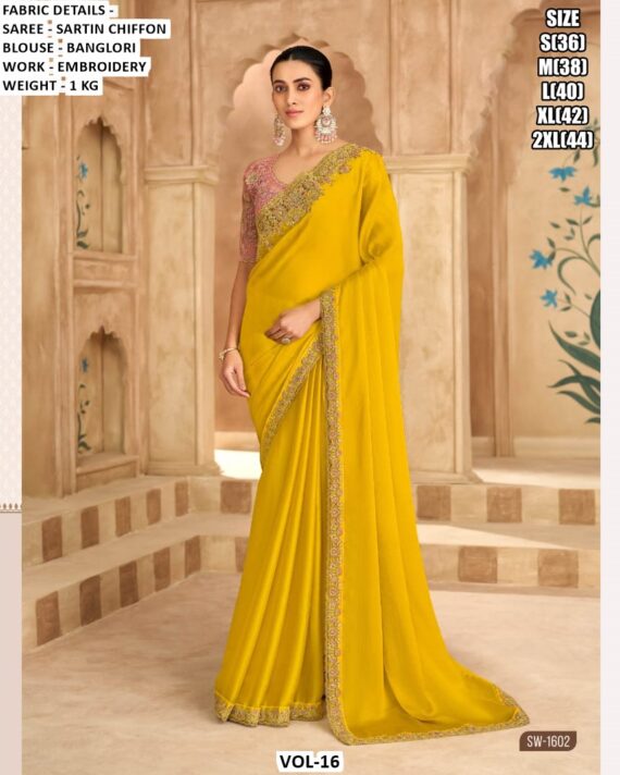 Party Wear New Indian Designer Fancy Women's Saree Collection With Blouse