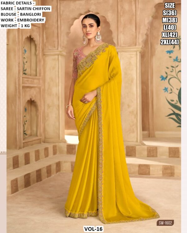 Party Wear New Indian Designer Fancy Women's Saree Collection With Blouse