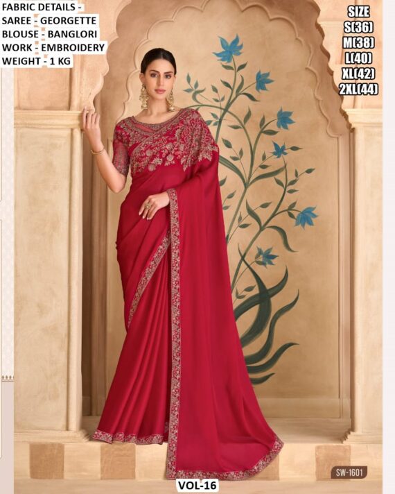 Party Wear New Indian Designer Fancy Women's Saree Collection With Blouse