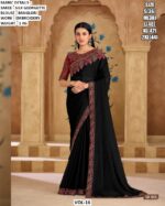 Party Wear New Indian Designer Fancy Women's Saree Collection With Blouse