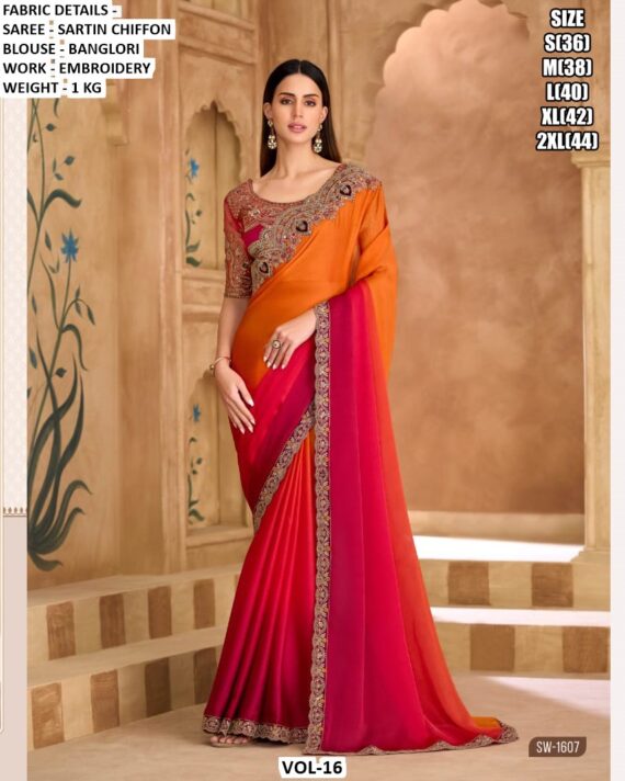 Party Wear New Indian Designer Fancy Women's Saree Collection With Blouse