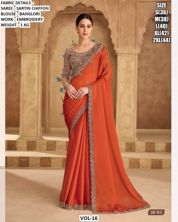 Party Wear New Indian Designer Fancy Women's Saree Collection With Blouse