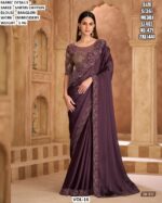 Party Wear New Indian Designer Fancy Women's Saree Collection With Blouse
