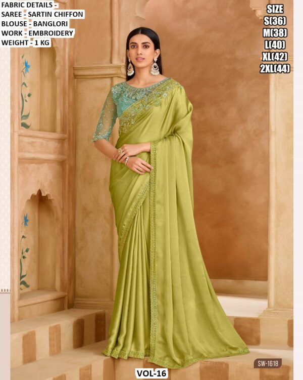 Party Wear New Indian Designer Fancy Women's Saree Collection With Blouse