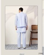 This Wedding Season Look Extremely Dapper In This Satin Silk Multi-Thread Work Kurta, Pajama And Jacket