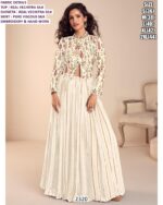 Look Glorious In Real Vichitra Silk Lehenga Style Dress Designed For Weddings And Parties