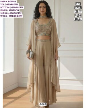 Wedding Elegance Meets Designer Charm In Our Stunning Designer Georgette Dresses