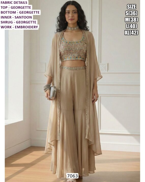 Wedding Elegance Meets Designer Charm In Our Stunning Designer Georgette Dresses