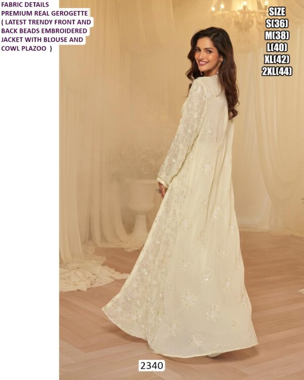 Presenting Our New Trending Catalogue, Premium Three-Piece Designer Indo-Western Sets