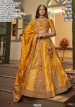 Elevate Your Wedding Elegance With Our Exquisite Banarasi Silk Bridal Lehenga Cholis