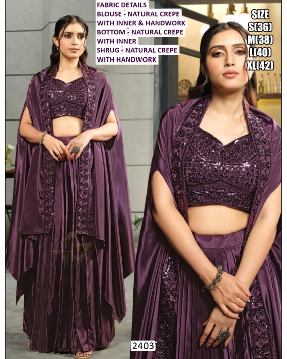 Step Into 2026 Fashion With This Royal Styles Of Women's Indo-Western Outfit Collection