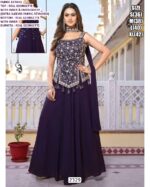 Luxurious Designer Indo-Western Three-Piece Set: Embroidery And High Material Elegance