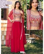 Luxurious Designer Indo-Western Three-Piece Set: Embroidery And High Material Elegance