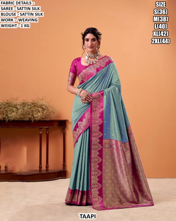 Shop Traditional Satin Silk Sarees For Your Special Occasions, Available In a Variety Of Colours