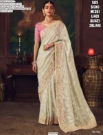 A Celebration Of Indian Heritage, This Silk Sarees With Traditional Embroidery In Vibrant Colours!