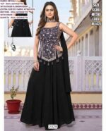 Luxurious Designer Indo-Western Three-Piece Set: Embroidery And High Material Elegance