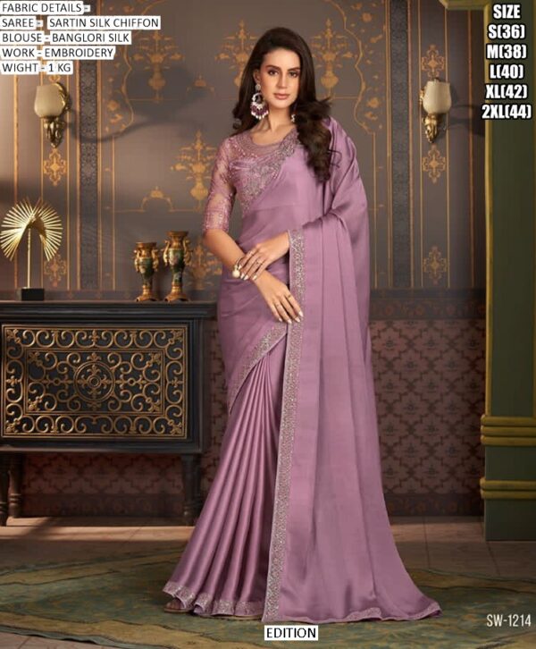New Trendy Party Wear Designer Sarees Make Your Look Perfact With This Sarees