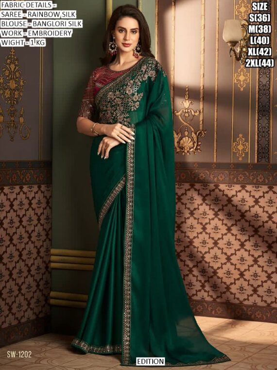 New Trendy Party Wear Designer Sarees Make Your Look Perfact With This Sarees
