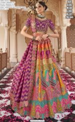 Banarasi Silk Lehenga Choli Collection Featuring Intricate Zari Weaving, Traditional Motifs And Heavy Work
