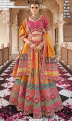 Banarasi Silk Lehenga Choli Collection Featuring Intricate Zari Weaving, Traditional Motifs And Heavy Work