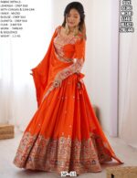 Sequence Embroidery Work Crepe Silk Lehenga Choli For Wedding Ceremony, Evening Or Occasions