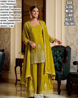 Handwork And Embroidered Designer Plazo Style Salwar Suits Is Designed For Wedding Celebrations