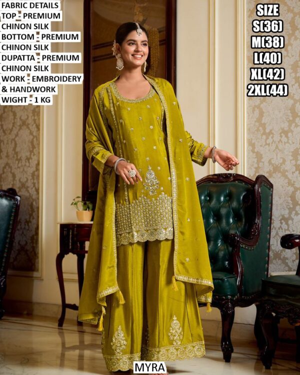 Handwork And Embroidered Designer Plazo Style Salwar Suits Is Designed For Wedding Celebrations