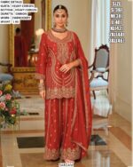 Beautiful Pakistani Salwar Suits Made With Heavy Chinon, Perfect For Special Occasions. Shop Now!