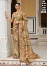 Rich Indian Heavy Work Wedding Wear Glamorous Saree With Un-Stitched Blouse