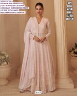 Occasions Wear Real Georgette Readymade Suits, Specifically Showcasing Heavy Lucknawi Chikankari Embroidered