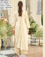 Elegant Black And White Colour Readymade Chinon Silk Party Wear Salwar Suits