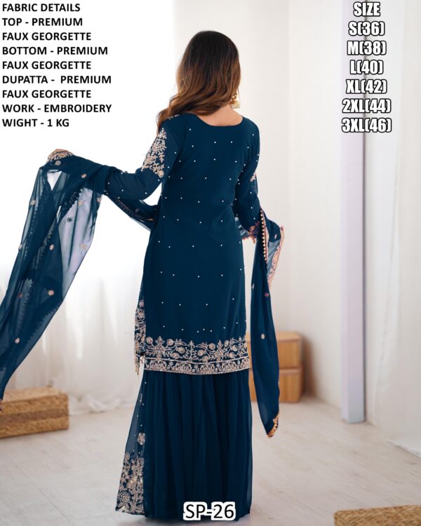 Make An Ultimate Classic Beauty With This Designer Faux Georgette Salwar Suits