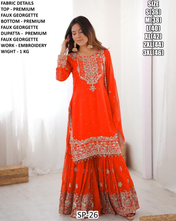 Make An Ultimate Classic Beauty With This Designer Faux Georgette Salwar Suits