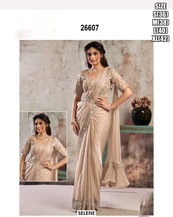 Shop The Best Quality Cocktail And Evening Wear Drape Sarees For Women - One Minute Sarees