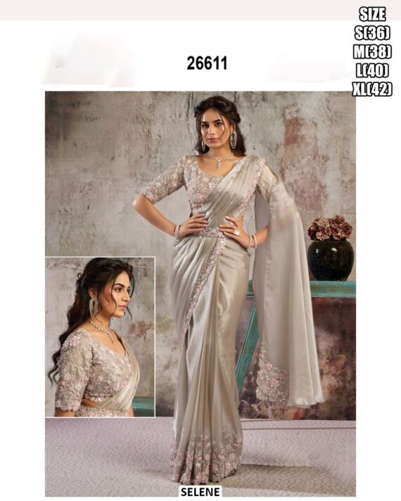 Shop The Best Quality Cocktail And Evening Wear Drape Sarees For Women - One Minute Sarees