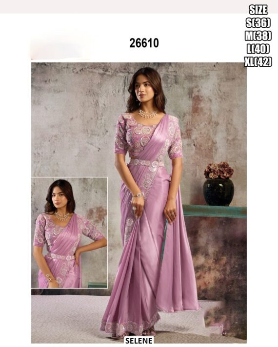 Shop The Best Quality Cocktail And Evening Wear Drape Sarees For Women - One Minute Sarees