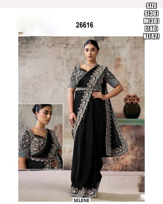 Shop The Best Quality Cocktail And Evening Wear Drape Sarees For Women - One Minute Sarees