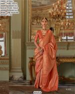 Buy Authentic Designer Zari Woven Pure Tissue Dharmavaram Silk Festival Wear Sarees