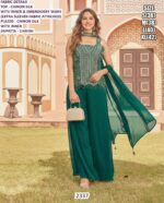 Luxurious Designer Indo-Western Three-Piece Set: Embroidery And High Material Elegance