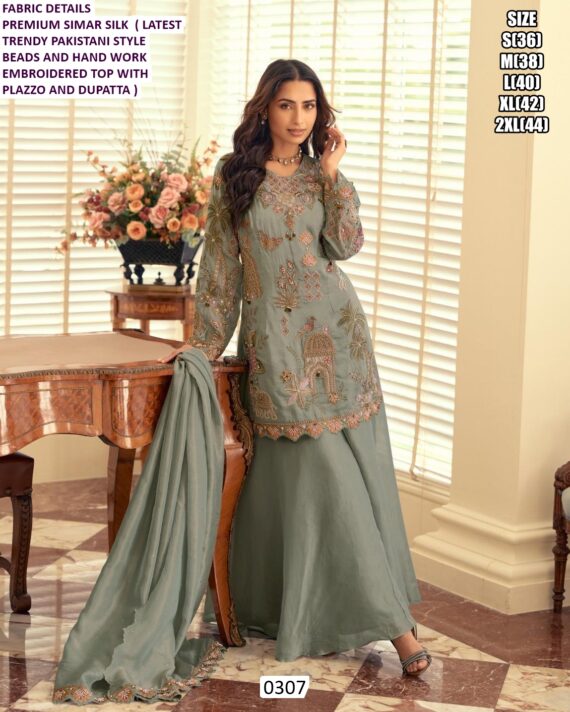 Three Unique And Stylish Simar Silk Pakistani Salwar Suits That Are Perfect For Any Occasions