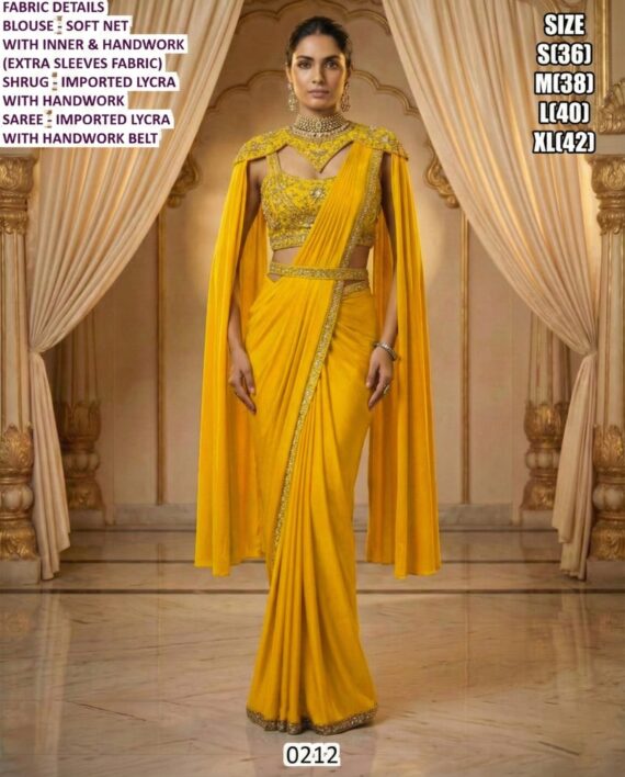 Trending Style New Fancy Ready To Wear Soft Net Party Sarees For Women