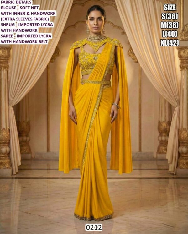 Trending Style New Fancy Ready To Wear Soft Net Party Sarees For Women